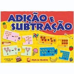 Jogo Didático Adição e Subtração Pais e Filhos